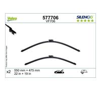 577706 Wischblatt SILENCIO FLAT BLADE SET