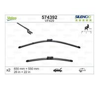 VALEO Wischblatt SILENCIO FLAT BLADE SET 574392