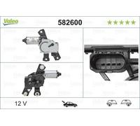 VALEO - Heckwischermotor - 582600 - PASSAT VARIANT (2010 - )