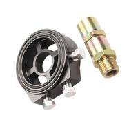 VALICLUD 2 Stück Öltemperaturanzeige Adapter aus Aluminiumlegierung mit 3 Ports 1/8 Npt Einfache Installation Passend für Ölkühler Bausatz und Öldruckmesser im Auto