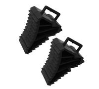 VALICLUD 2 Stück Radkeile fürs Auto aus Pp mit Einzigartiger Form und Fettresistenz Unterlegkeile für Anhänger und Pkw zum Nivellieren in Klimazonen