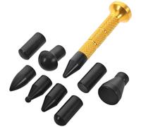 VALICLUD Dellen Reparaturset mit Austauschbaren Köpfen aus Aluminiumlegierung und Kunststoff für Auto Karosseriereparatur Selbstgemacht Werkzeug zum Ausbeulen von Autodellen