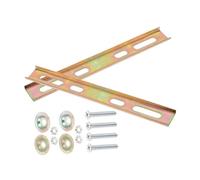 VALICLUD Motorrad Heckbox Halterungsplatte aus Metall Flache Montageadapter für Roller Gepäckträger Robuste Bodenplatte Passend für Scooter Transportbox und Kofferraumträger