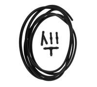 VALICLUD Scheibenwaschanlage Schlauch mit Leckschutz Schlauchverbinder Kfz Wischwasserschlauch Reparaturset Langlebiger Gummischlauch für Windschutzscheibe Einfache Montage Schwarz