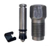 Valixirant Hydraulikölpumpenkörper Kolben 2 Tonnen 2,5 T horizontale Wagenheber, Stahlzylinder-Reparatur mit Dichtung, 16/18 Gewinde-Topf-Typ Ersatz-Set (D)