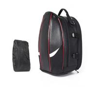 VALKEM Motorrad Hecktasche für Aprilia Tuareg 660 Tuareg660, Universal wasserdichte Gepäcktasche, Robuste Tragbare Motorrad Tasche Tail Bag Zubehör für Touring,A Red