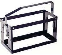 Kanisterhalterung L.370mm B.185mm H.300mm Tiefschwarz RAL 9005 2,3kg VALPRO