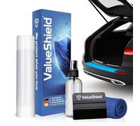 ValueShield passgenauer Ladekantenschutz passend für Hyundai Kona 2017-2023 (5-Türer Kompakt): Hochleistungs-Lackschutzfolie & Kratzschutz für Kofferraum, Stoßstange, Schweller | Transparent