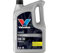 Valvoline Motoröl 5W-30 SynPower Motor Öl ACEA A5/B5 API SL FE 5L Kompatibel mit FORD Fiesta Mk6 Schrägheck JA8, JR8 FOCUS III Turnier Fiesta Mk5 Schrägheck JH1, JD1, JH3, JD3 Kuga Mk2 DM2, NISSAN
