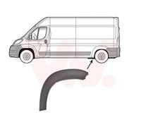 VAN WEZEL Verbreiterung, Kotflügel 1651423