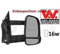 VAN WEZEL 1651822 Außenspiegel rechts Spiegel außen