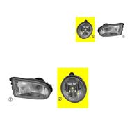 VAN WEZEL 2x Nebelscheinwerfer NSW H1 links rechts für Renault Twingo I Scénic
