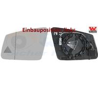 1x Spiegelglas, Außenspiegel VAN WEZEL 3044835 passend für MERCEDES-BENZ