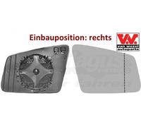 VAN WEZEL Spiegelglas Außenspiegel 3044838 HAGUS für Mercedes‑Benz rechts