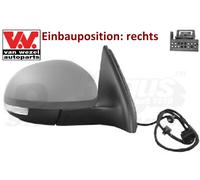 VAN WEZEL 5745808 Außenspiegel rechts Spiegel außen für VW