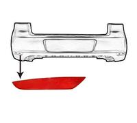 Rückstrahler VAN WEZEL 5863939 für VW, Stoßfänger, links
