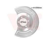 VAN WEZEL Ankerblech Hinten Links für TOYOTA Avensis