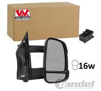 VAN WEZEL Außenspiegel * HAGUS rechts schwarz für PEUGEOT CITROËN/PEUGEOT FIAT CITROËN 815477 735517039 735480885 1651812