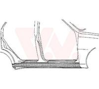 Van Wezel Einstiegblech, 4/5-Türig [Hersteller-Nr. 5834104] für VW