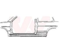 Van Wezel Einstiegblech, kompl., 2-türig [Hersteller-Nr. 5812101] für VW