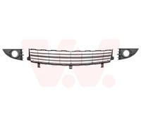VAN WEZEL Lüftungsgitter, Stoßfänger vorne schwarz für RENAULT 4376590