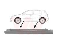 Einstiegsblech VAN WEZEL 5894103 für VW, links