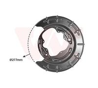 VAN WEZEL 8207373 Spritzblech für Bremsscheibe für Hyundai für Kia
