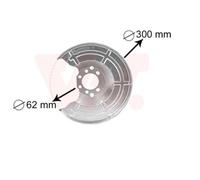 VAN WEZEL 3745371 Deckblech für Bremsscheibe Hinterachse