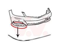 VAN WEZEL Zier-/Schutzleiste, Stoßfänger 3097482