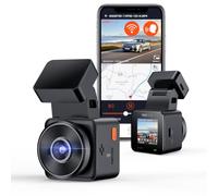 VANTRUE E1 lite 1080P Mini Dashcam Vorne, HDR 30fps 160 ° Weitwinkel | Super Nachtsicht Dash Cam, 24/7 Parküberwachung, WLAN, GPS, G-Sensor, Sprachbefehle, Superkondensator, 1,54'' IPS Versteckte