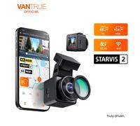Vantrue E1 Pro 4K Mini DashCam Front STARVIS 2-Platte Pix ™ HDR-Nachtsicht-Armaturenbrettkamera für Auto 5G WiFi und GPS, unterstützt 1 TB max