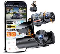 VANTRUE N4S STARVIS 2 HDR Dashcam Auto 2.7K+2.5K+1440P Vorne Hinten Innen