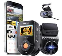 VANTRUE S1 PRO MAX 4K+4K Dashcam Auto Dual STARVIS 2 IMX678 HDR Nachtsicht Dash Cam Vorne Hinten, 5,8GHz WLAN GPS, 15S Puffer Parkmodus, DSGVO-konform, AI Auto Kamera ADAS BSD, Sprachbefehl, 1TB Max