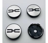 VAPORVERSE 4 Stück Auto Nabendeckel für Dacia Duster Extreme Spring, Radnabendeckel Felgenkappen Radnabenkappen Nabenkappen Radnabenabdeckung,Bla-ck-O.D 60mm