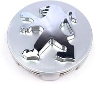 VAPORVERSE 4 Stück Auto Nabendeckel für Peu-geot 206 207 307 308 3008 4008 5008 GT-Line, Radnabendeckel Felgenkappen Radnabenkappen Nabenkappen Radnabenabdeckung,O.D 60mm