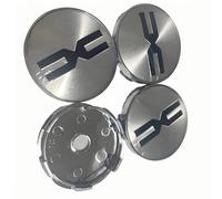 VAPORVERSE 4 Stück Radnabenkappen für Dacia Sandero Solenza Spring 60mm, Felgenkappen Nabendeckel Felgenschutz Felgendeckel Radnabendeckel Autozubehör,A