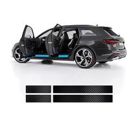 VAPORVERSE Auto Kohlefaser Türschweller Aufkleber, Einstiegsleisten Schutz für Porsche Cayenne S GTS V6 2011-2018, rutschfeste Anti-KratzTrim Scuff, Ladekantenschutz