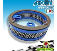 VARIATORFILTER Polini DX Filter Yamaha TMAX 500 Blau Rund 2008 2009 2010 2011