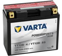 Varta Powersports Motorradbatterie AGM YT12B-4/YT12B-BS
