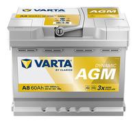 Varta 560901068K262 Varta AGM 12V 60Ah 680A passend für FIAT FORD HONDA