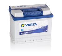 VARTA 60 Ah Starterbatterie D24 BLUE DYNAMIC 12V 60Ah bis zu 110% Leistung NEU
