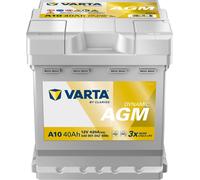 VARTA A10 Dynamic AGM 12V 40Ah 420A Autobatterie Start-Stop 540 901 042