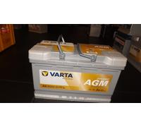 VARTA Silver Dynamic AGM Autobatterie speziell für Start-Stop-Technologie, A6 80AH 800A 315/175/190