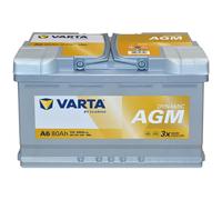 VARTA Silver Dynamic AGM Autobatterie speziell für Start-Stop-Technologie, A6 80AH 800A 315/175/190