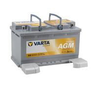 VARTA Silver Dynamic AGM Autobatterie speziell für Start-Stop-Technologie, A6 80AH 800A 315/175/190
