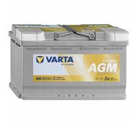 VARTA Silver Dynamic AGM Autobatterie speziell für Start-Stop-Technologie, A6 80AH 800A 315/175/190