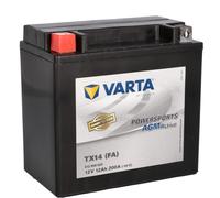 Varta Powersports AGM Motorradbatterie YTX14 12V 12Ah