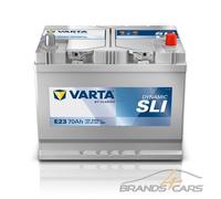 VARTA AUTOBATTERIE 12V 70Ah STARTERBATTERIE 630A DYNAMIC SLI E23