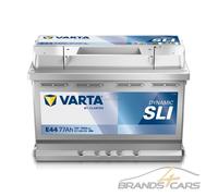 VARTA AUTOBATTERIE 12V 77Ah STARTERBATTERIE 780A ERSETZT 71AH 72AH 74AH 75A E44