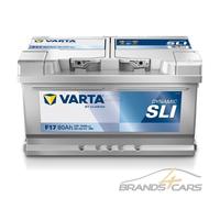 VARTA AUTOBATTERIE 12V 80Ah STARTERBATTERIE 740A ERSETZT 74AH 75AH 77AH 79AH F17